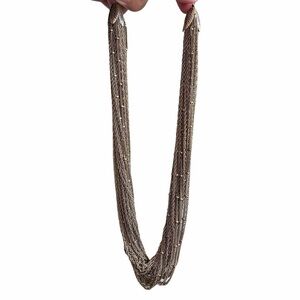 Coldwater Creek Bronze Multi Layered Necklace